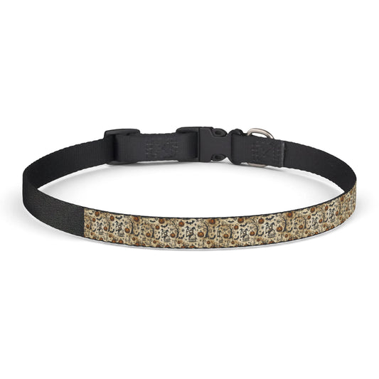 Halloween Clip-On Pet Collar — Subtle Spooky Pumpkins for Small Dogs & Cats