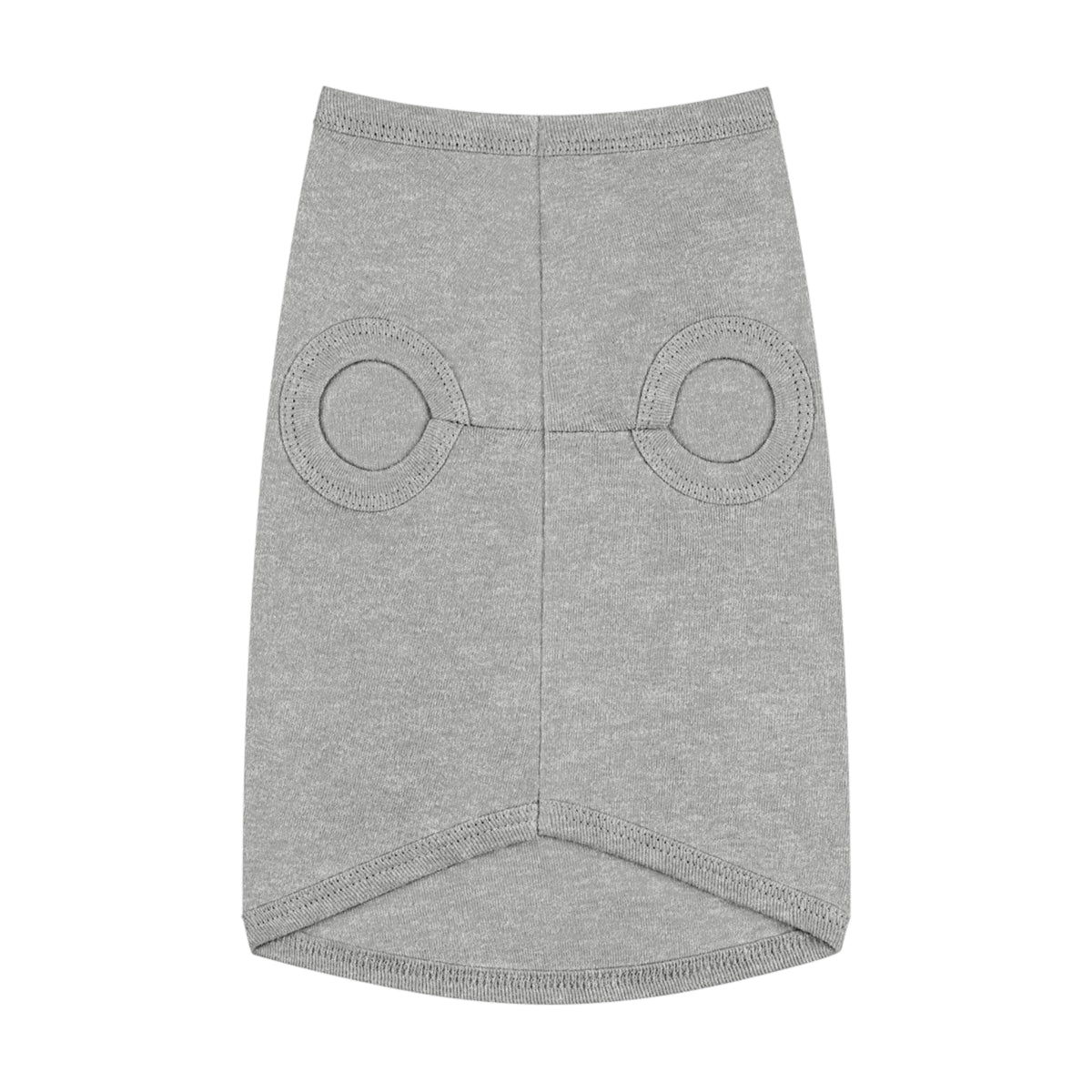 Powered by Zoomies Dog Tank Top — Grey Pet Tank with Running Silhouette