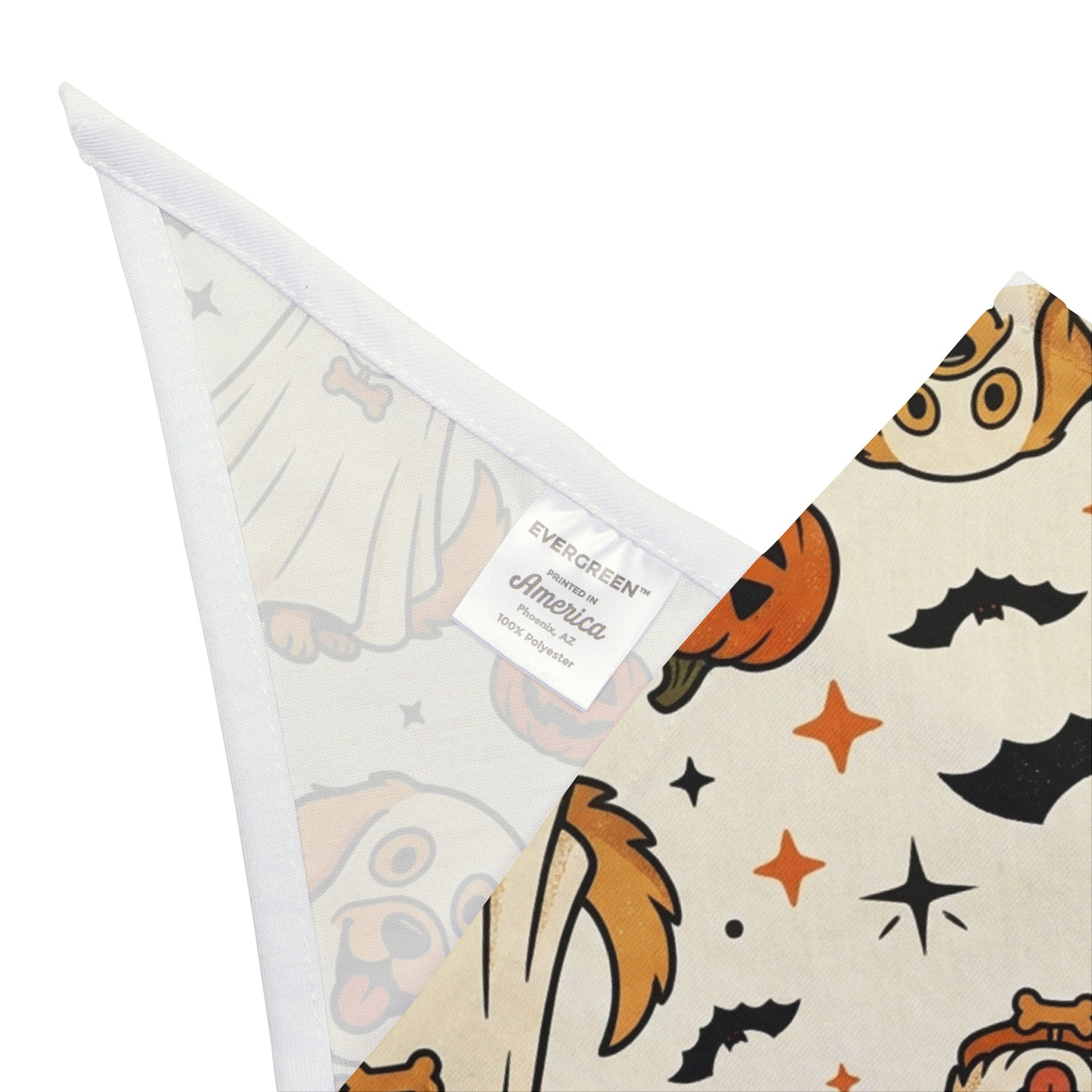 Ghost Dog Halloween Pet Bandana