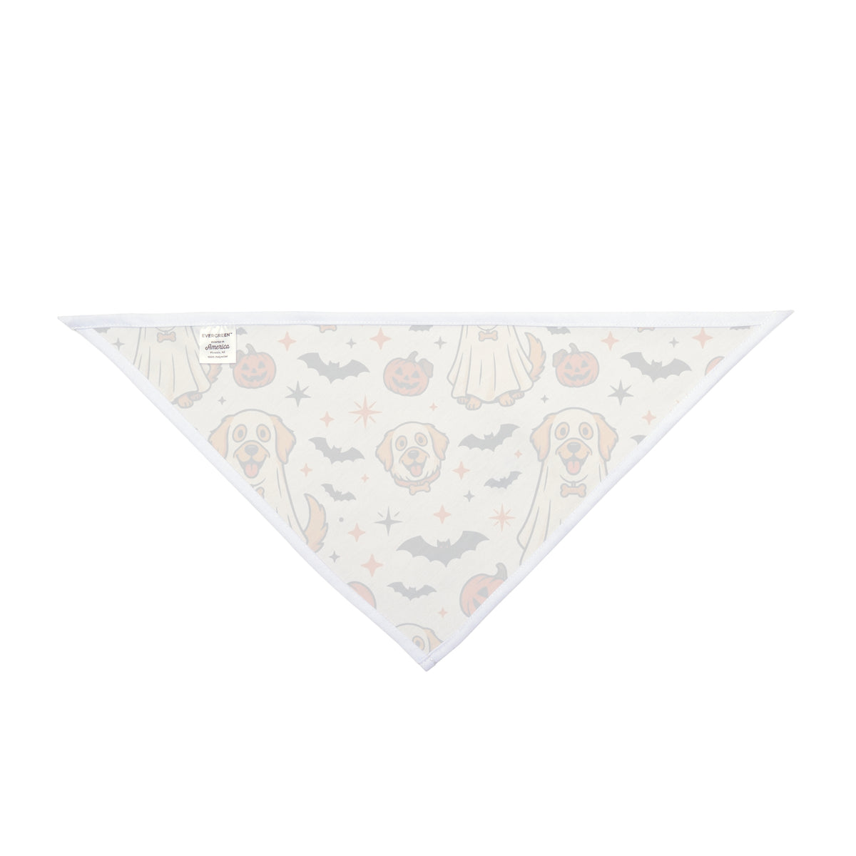 Ghost Dog Halloween Pet Bandana
