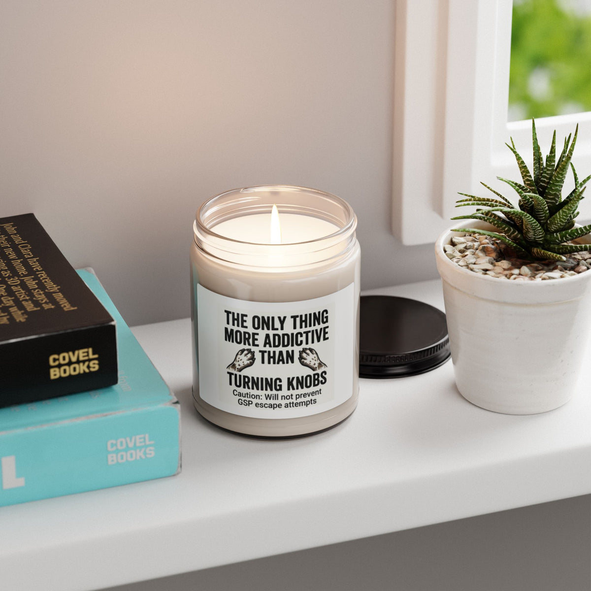 "More Addictive Than Turning Knobs" Soy Candle (9 oz)