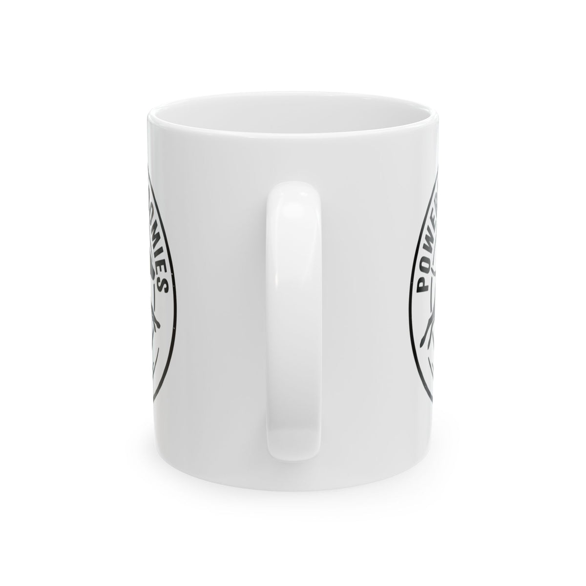 Powered by Zoomies Mug — Dog Lover Ceramic Coffee Cup (11 oz)