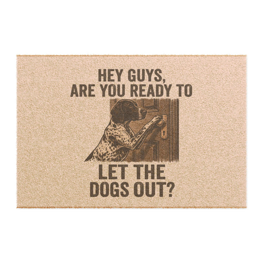 Vintage Dog Pack Doormat — Coir Welcome Mat