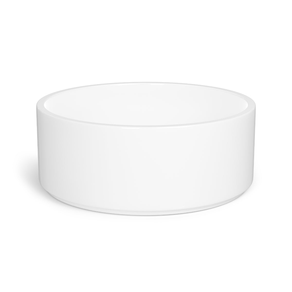 Halloween Spooky Pet Bowl — Ghost Dog & Pumpkin Pattern