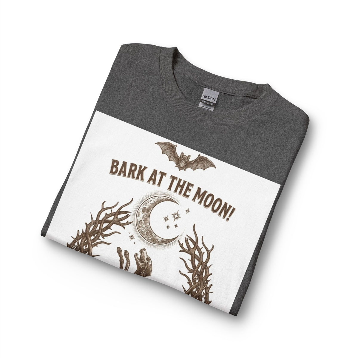 Bark at the Moon Long Sleeve Tee — Howling Dog Moon Graphic