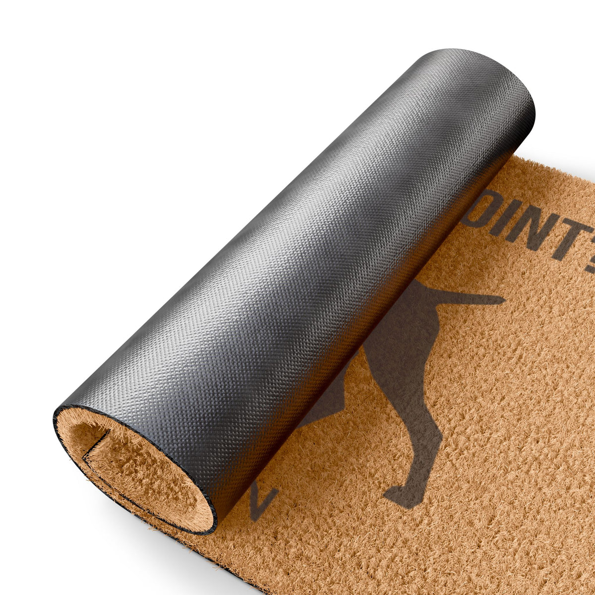 Pointer Silhouette Doormat — Coir Welcome Mat for Hunting Dog Lovers