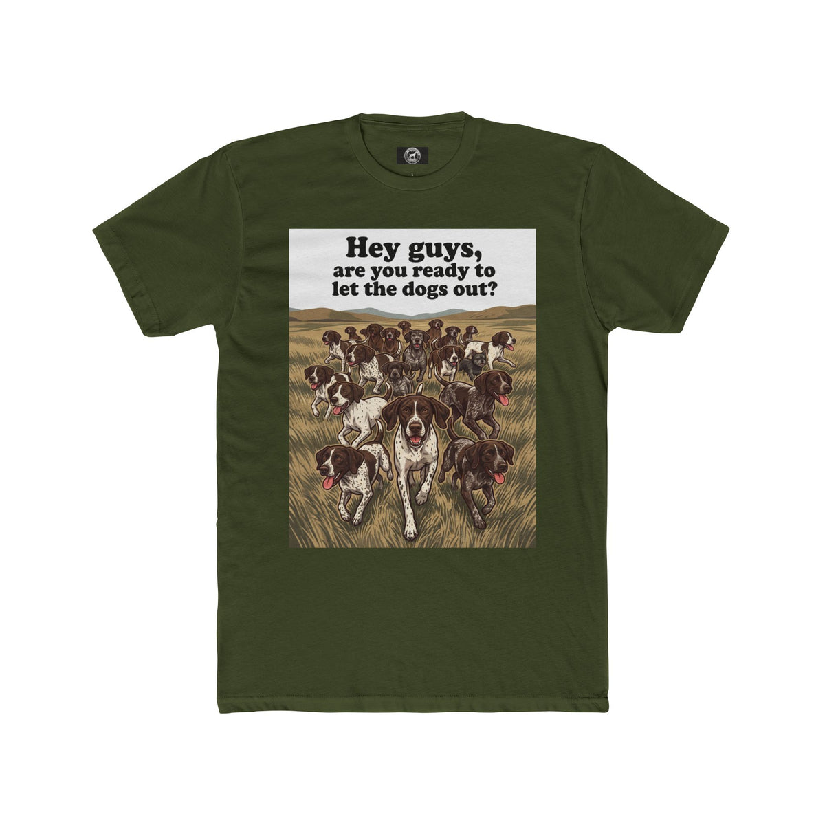 German Shorthaired Pointer Pack Graphic Tee — Unisex Crew
