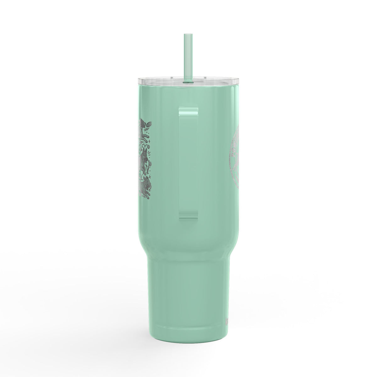 Insulated Tumbler with Lid — Powered by Zoomies (40 oz)