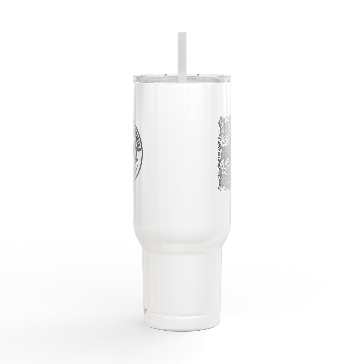 Insulated Tumbler with Lid — Powered by Zoomies (40 oz)