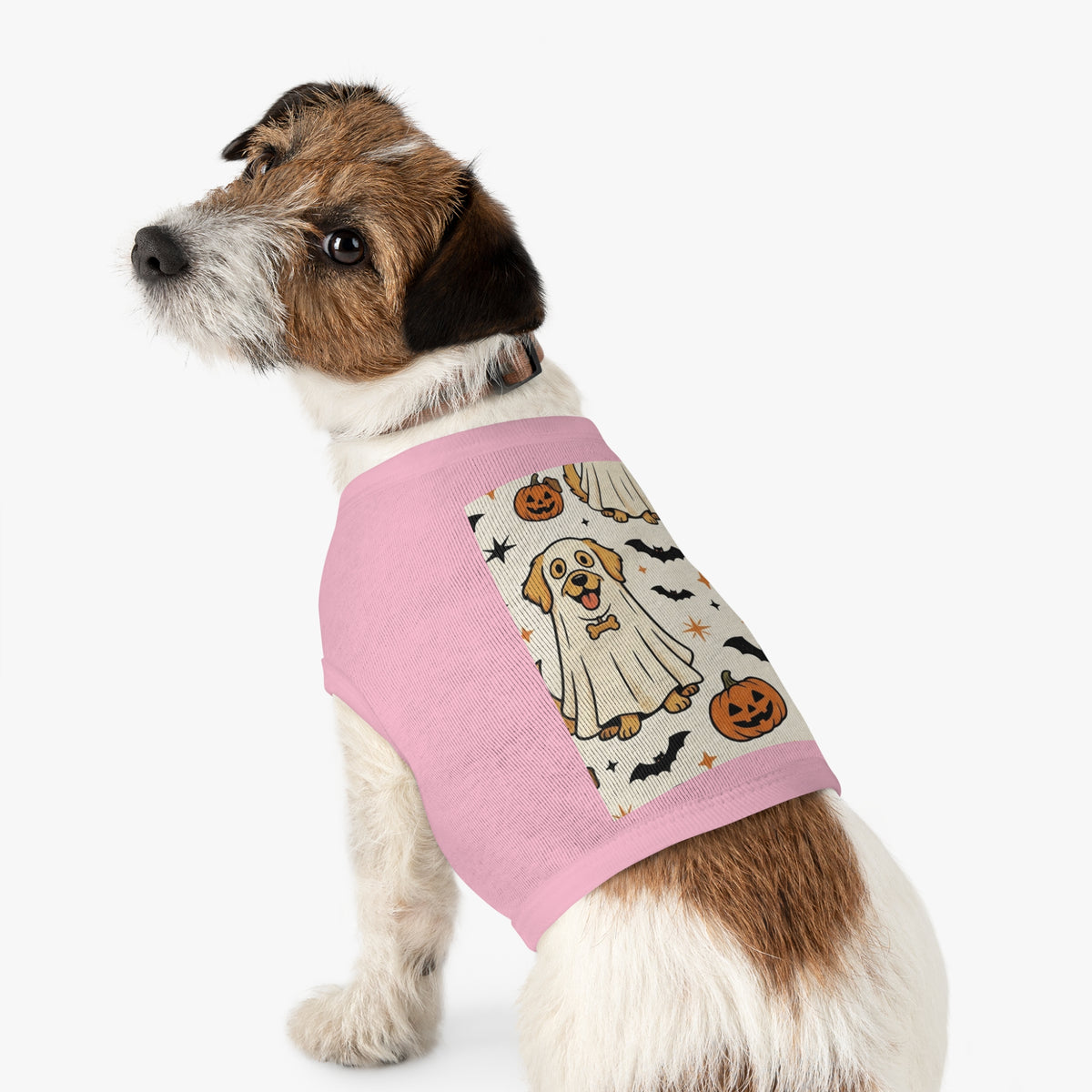 Halloween Dog Tank Top — Cute Pumpkin, Ghost & Bat Pet Tee