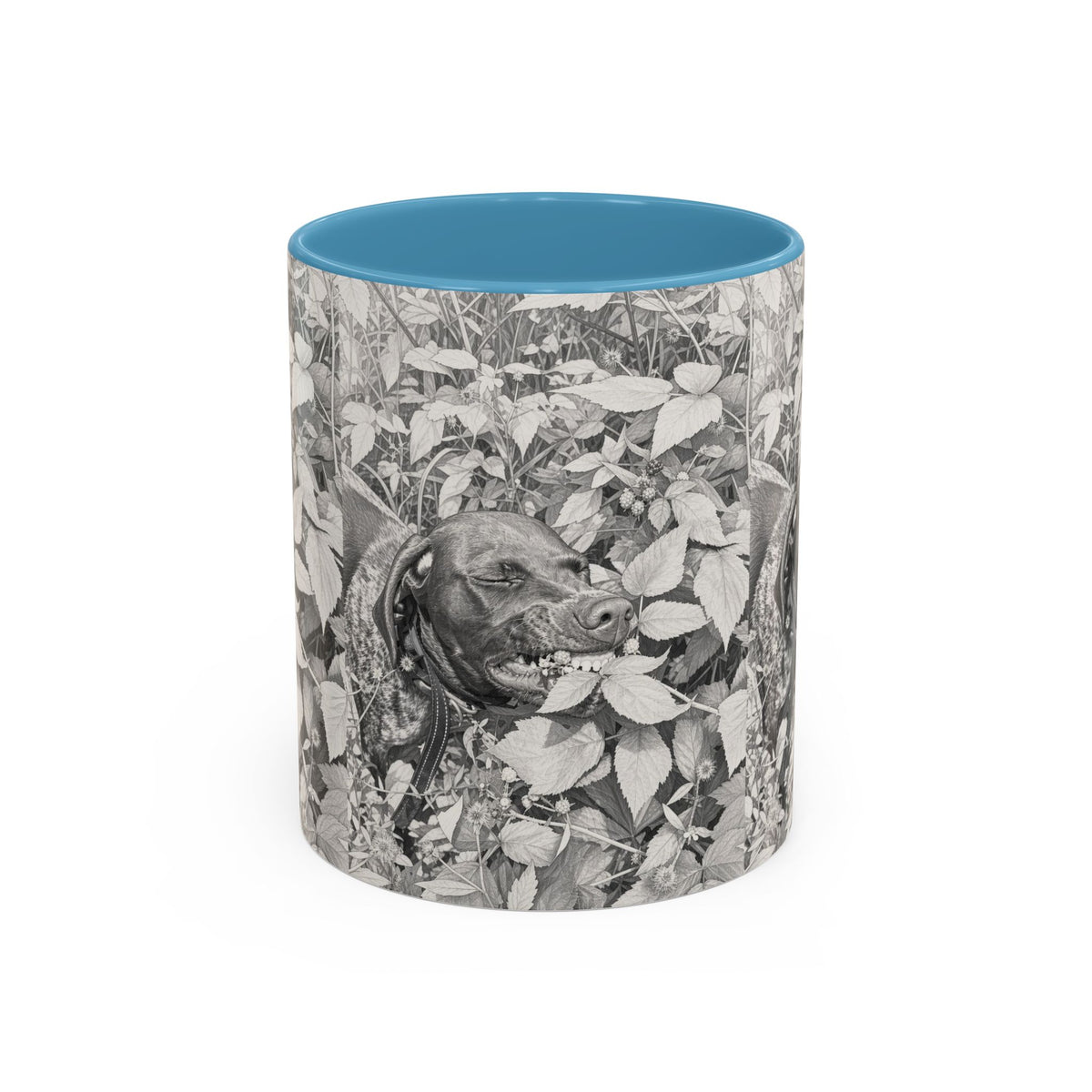 German Shorthaired Pointer Two-Tone Accent Coffee Mug - GSP Lover Gift (11 oz)