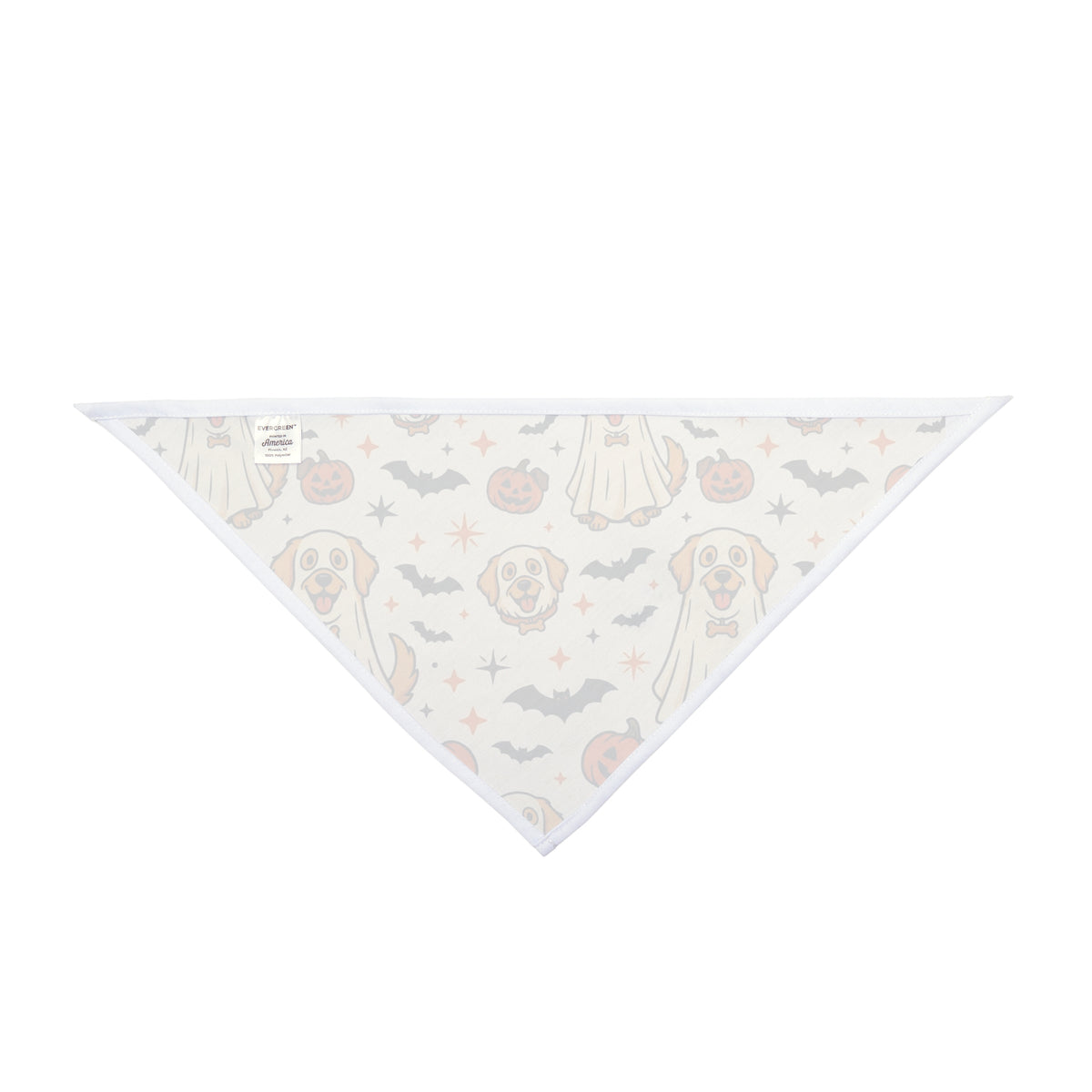 Ghost Dog Halloween Pet Bandana