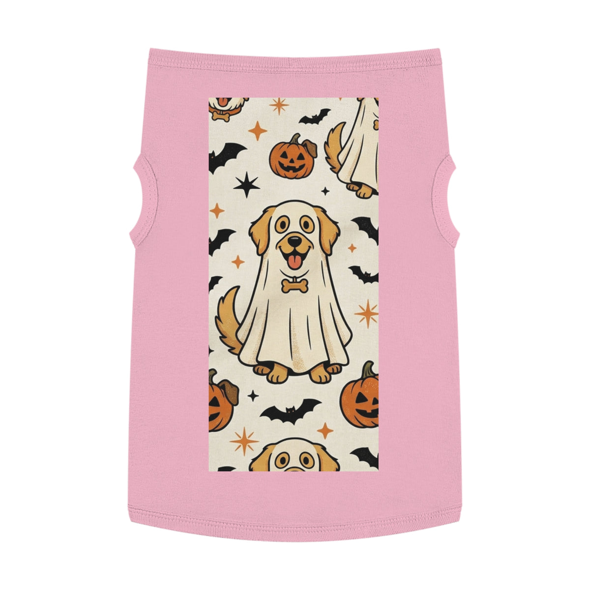 Halloween Dog Tank Top — Cute Pumpkin, Ghost & Bat Pet Tee
