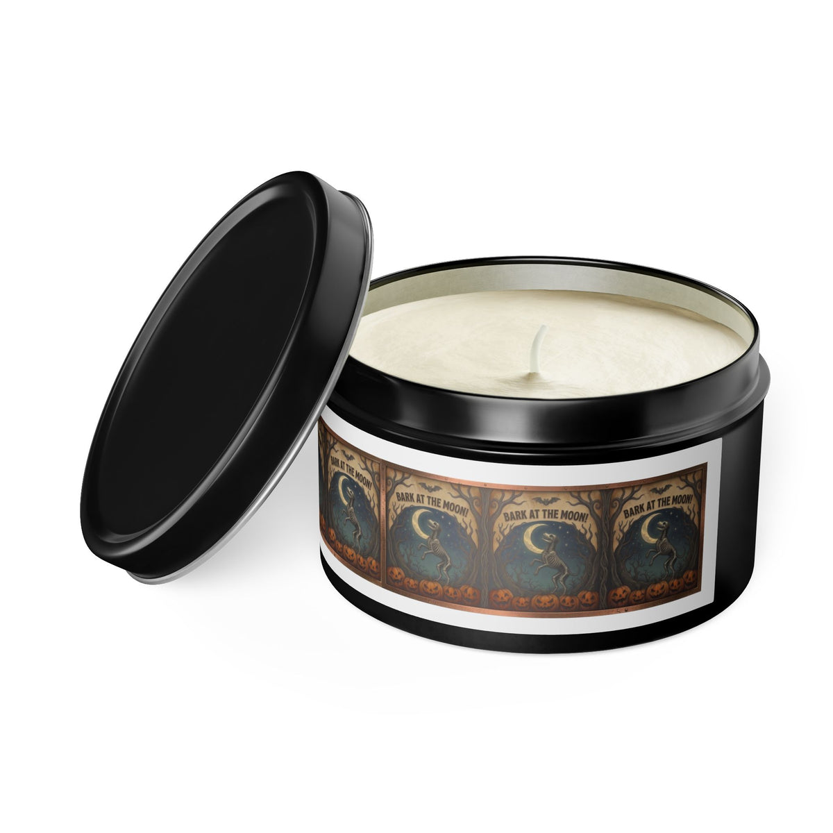 Tarot Moon Tin Candle — Sage & Night Bloom Scented Candle
