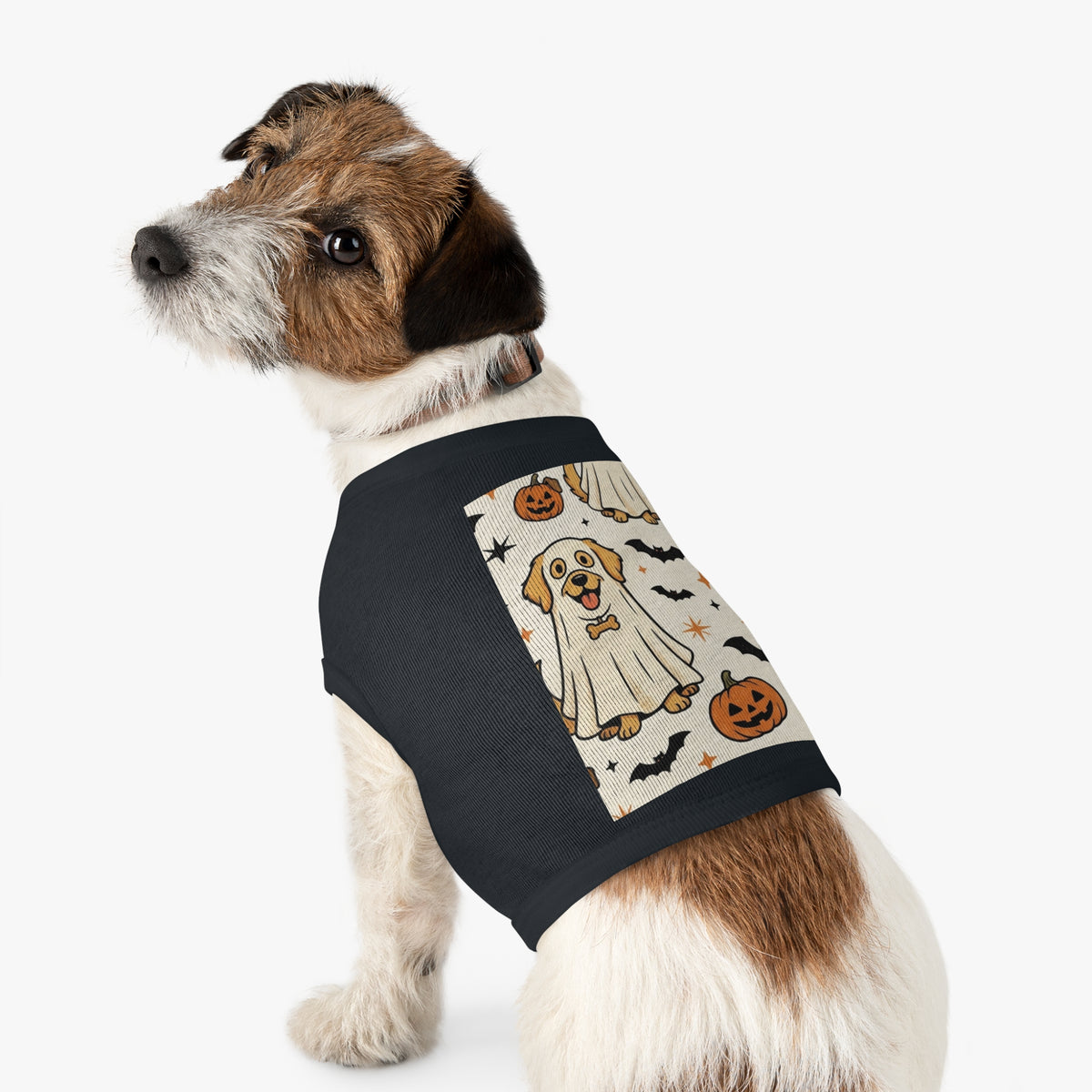 Halloween Dog Tank Top — Cute Pumpkin, Ghost & Bat Pet Tee
