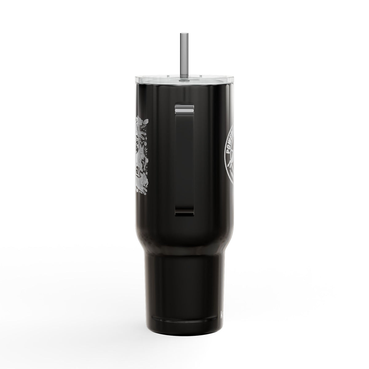 Insulated Tumbler with Lid — Powered by Zoomies (40 oz)