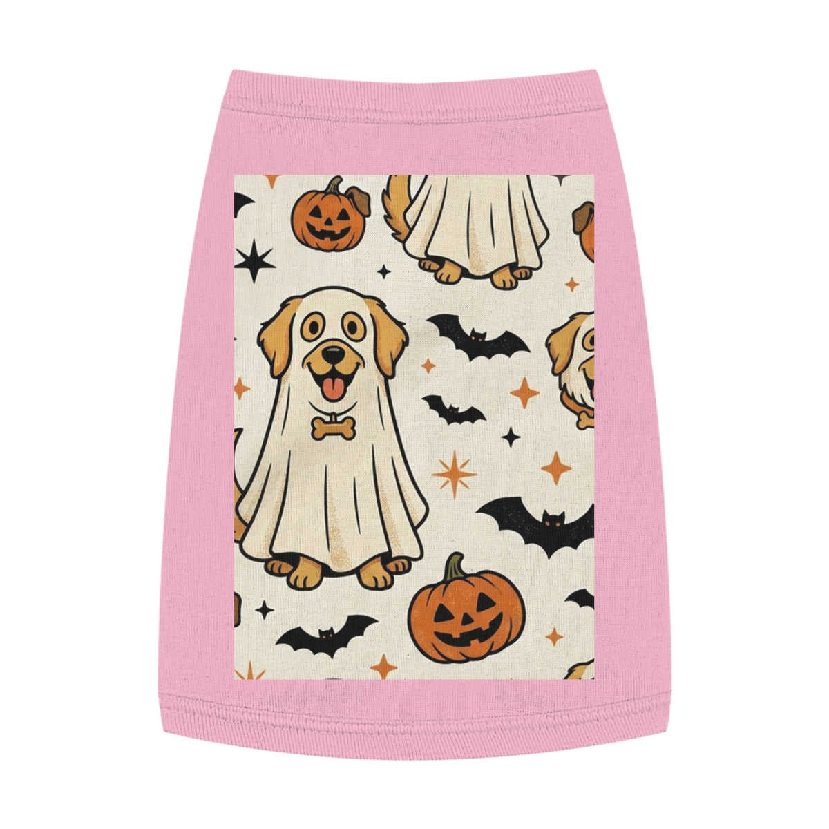 Halloween Dog Tank Top — Cute Pumpkin, Ghost & Bat Pet Tee