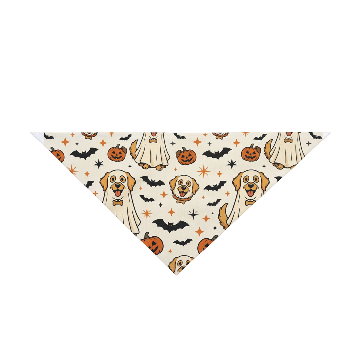 Ghost Dog Halloween Pet Bandana