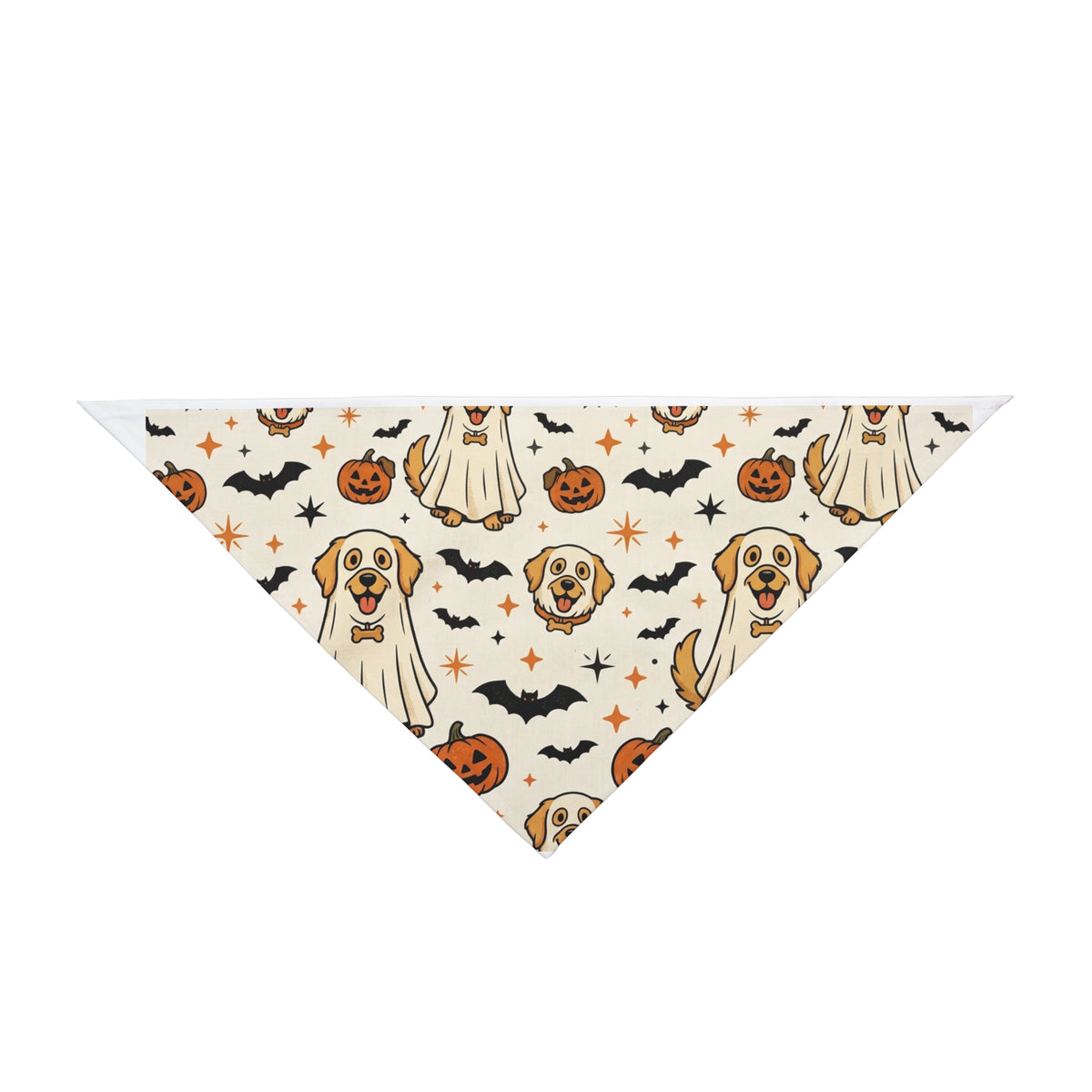 Ghost Dog Halloween Pet Bandana