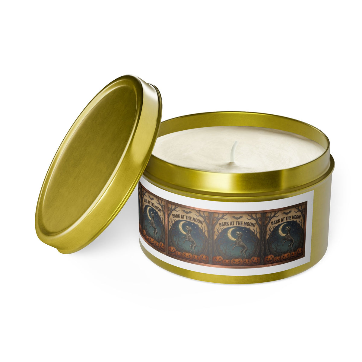 Tarot Moon Tin Candle — Sage & Night Bloom Scented Candle