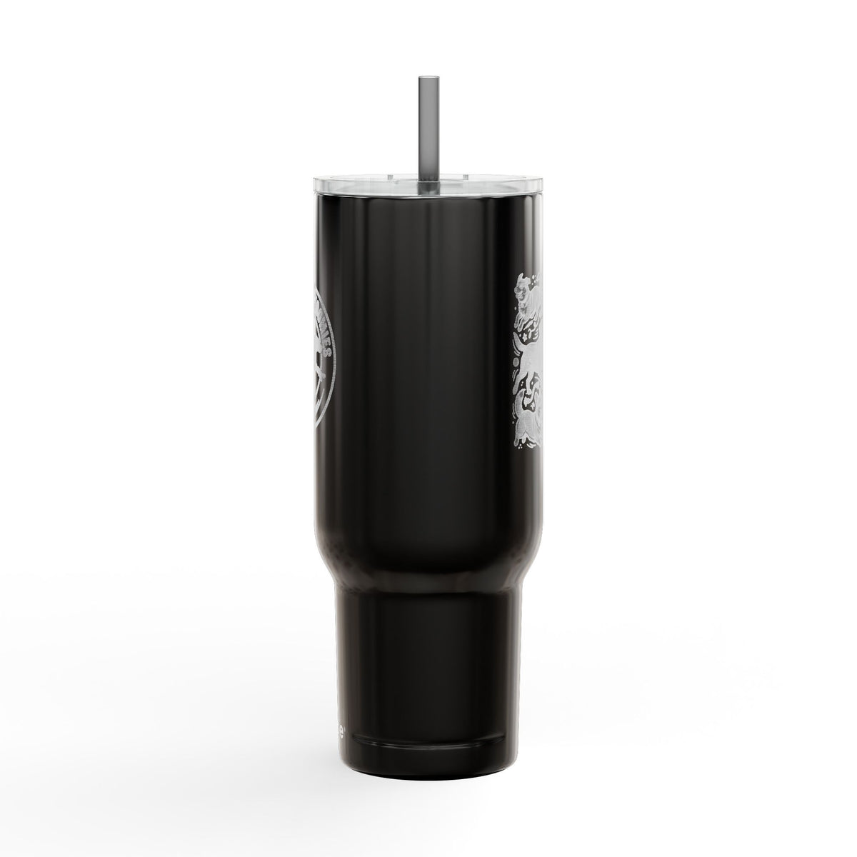 Insulated Tumbler with Lid — Powered by Zoomies (40 oz)