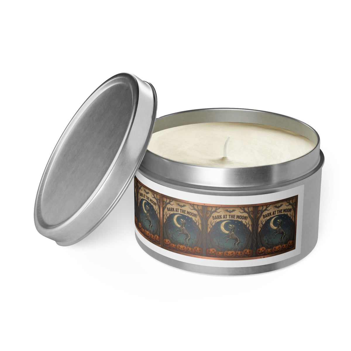 Tarot Moon Tin Candle — Sage & Night Bloom Scented Candle