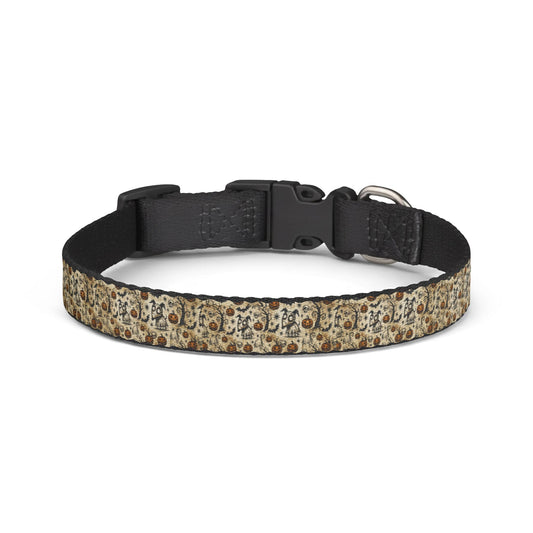 Halloween Clip-On Pet Collar — Subtle Spooky Pumpkins for Small Dogs & Cats